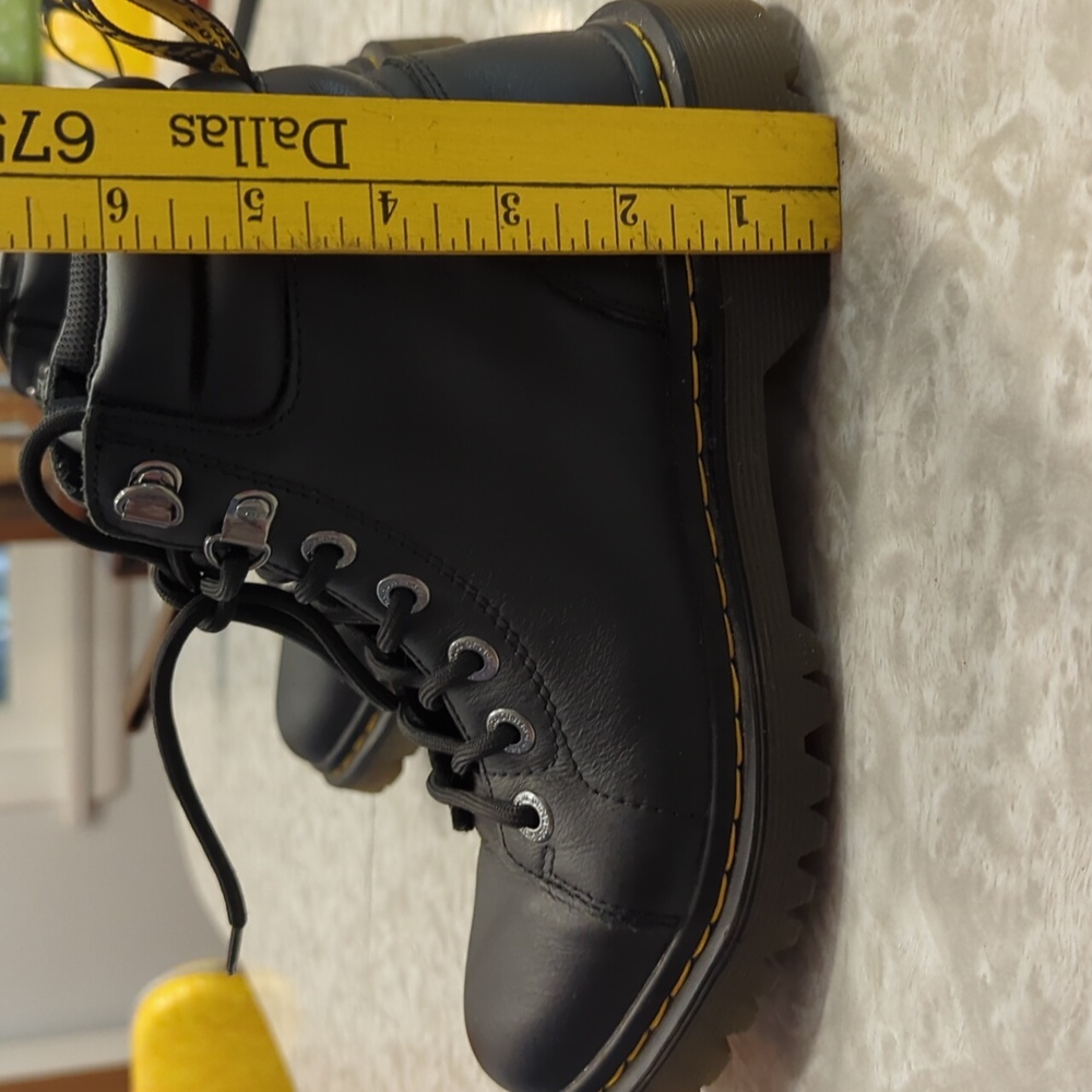 Dr Martens Faora Womens 7 Black Combat Boots - Picture 10 of 10